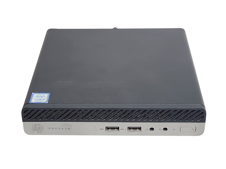 HP ProDesk 400 G5 Mini, Core i5-9500T 2.20GHz, 8GB DDR4 256GB NVMe Wi-Fi