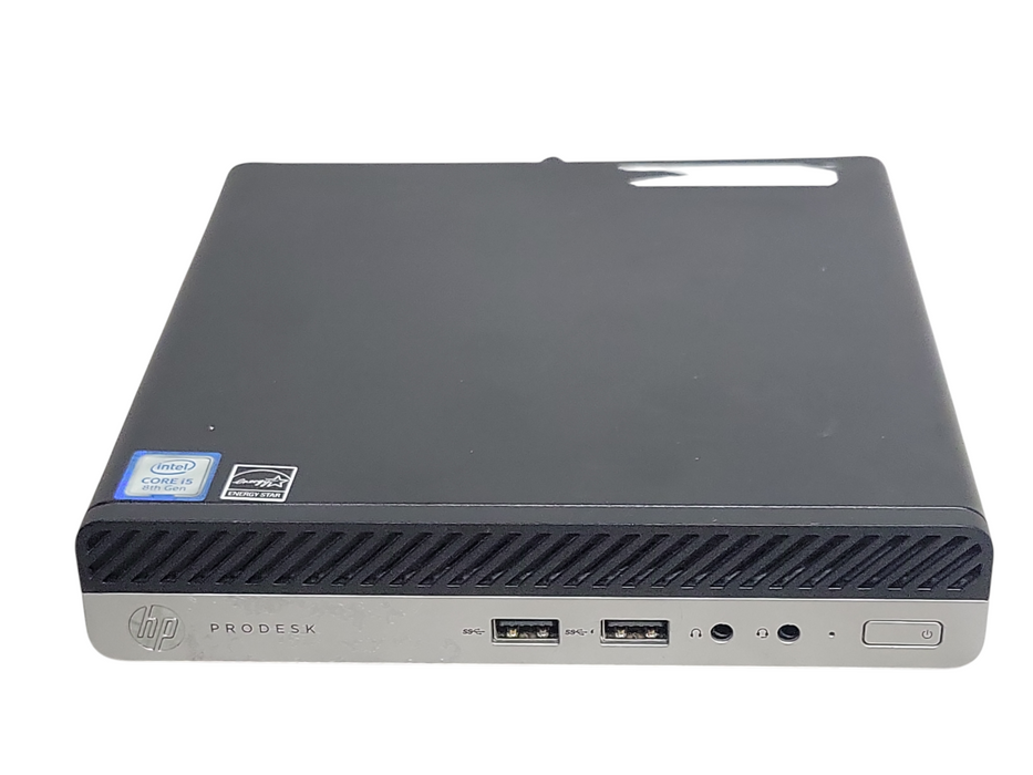 HP ProDesk 400G4 Mini, Core I5-8500T 2.10GHz 8GB DDR4 256GB SSD