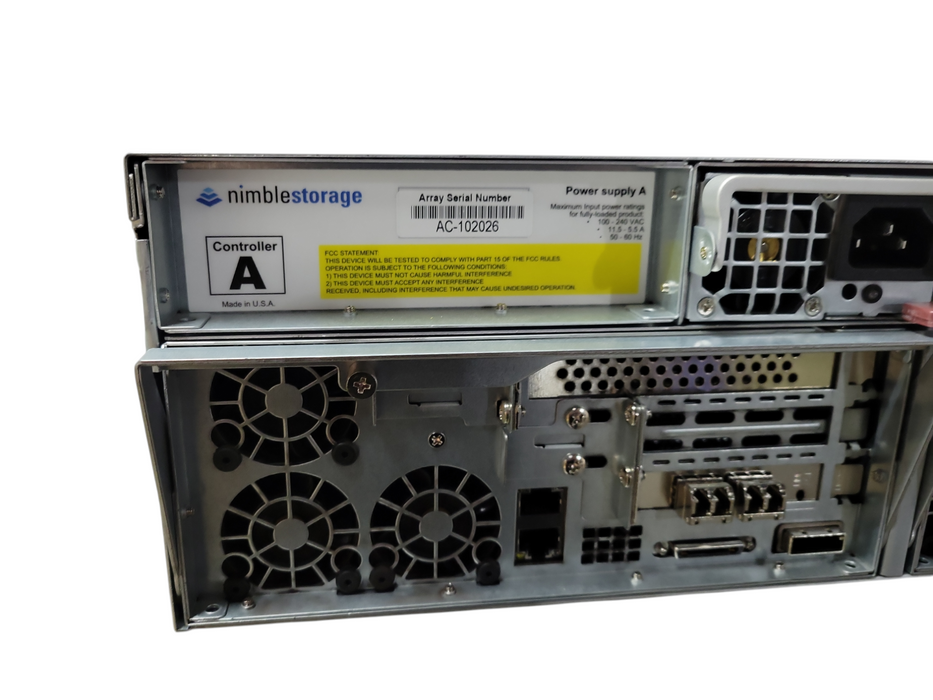 Nimble Storage CS240 Storage Array 16x 3.5" Bay Dual Controller 1x PSU CS240G