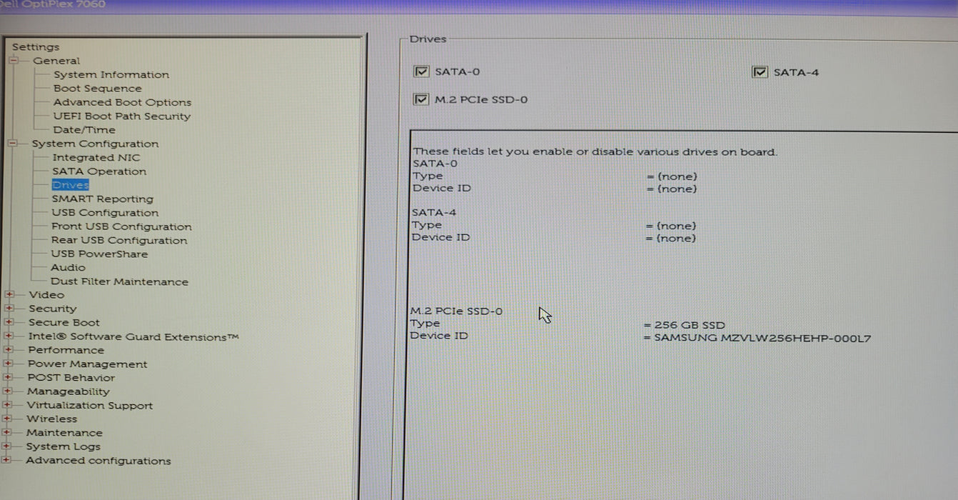 Dell Optiplex 7060 Micro Core I5-8500T 2.10GHz 8GB DDR4 256GB M.2 SSD Wi-Fi, SEE