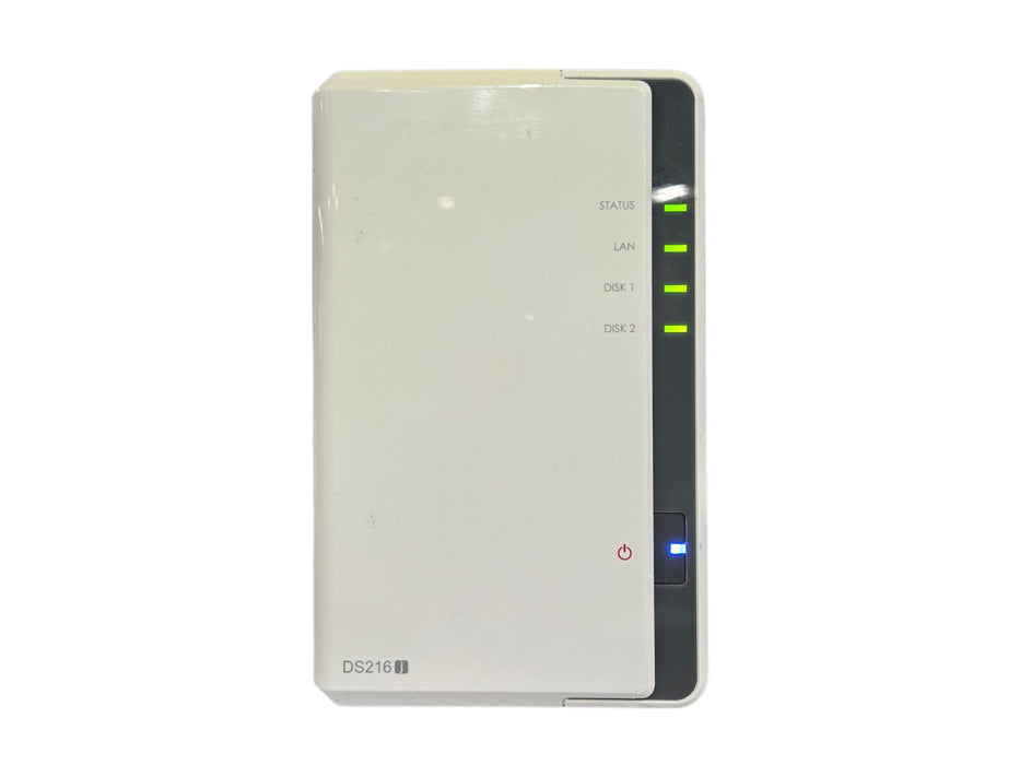 Synology DiskStation DS216j - 2-Bay NAS 512MB RAM 2x 2TB HDD (4TB Total)