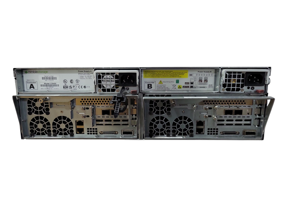 Nimble Storage Array CS400, 2x Controllers, 2x PSU, 16 x 3.5\\" NO HDDs/Caddies