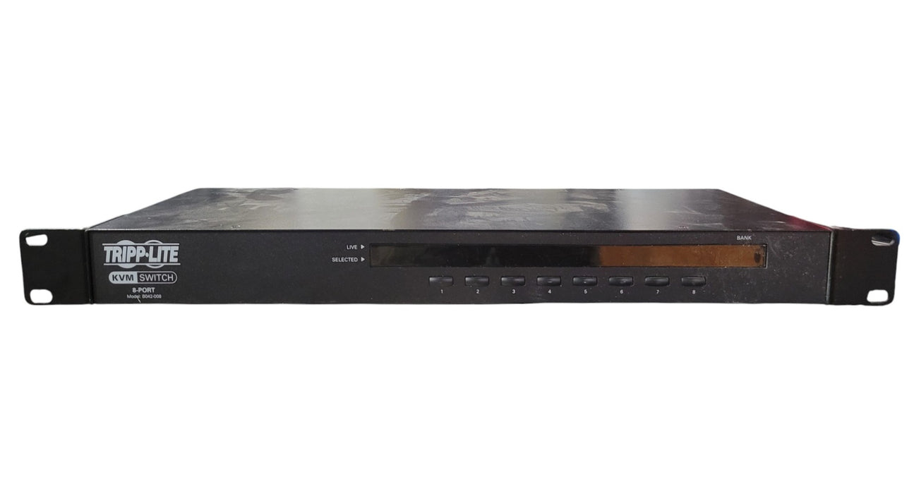 Tripp Lite B042-008 - 8-Port USB-PS/2 1U Rackmount KVM Switch