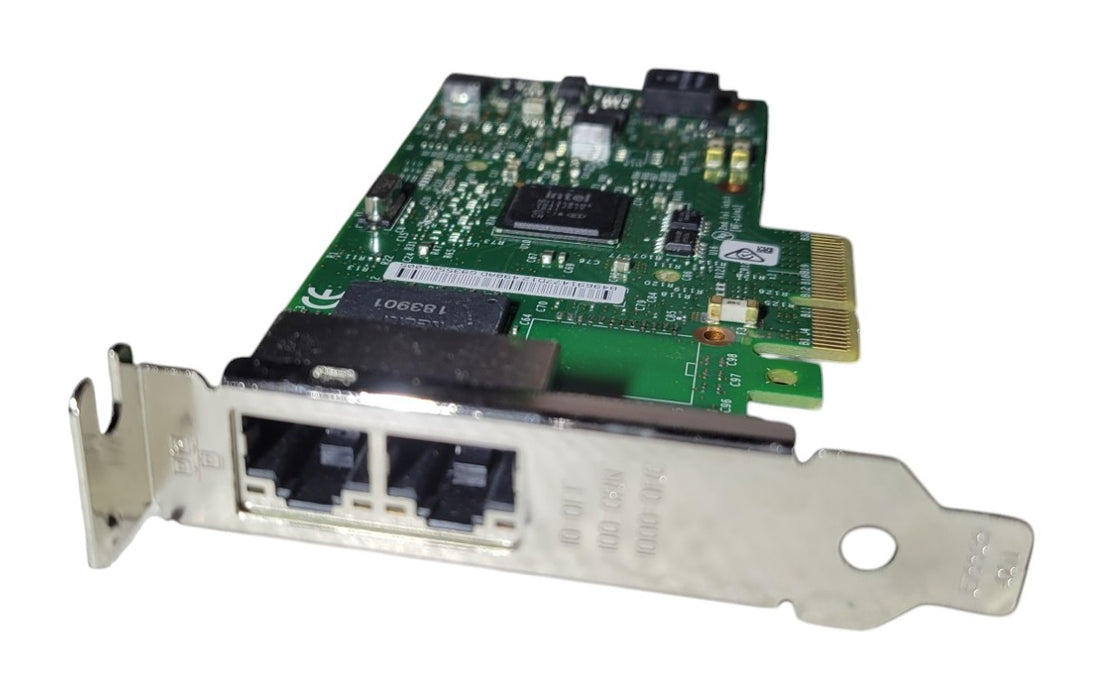 Intel I350-T2 Dual Port Gigabit Ethernet PCIe Network Adapter FRU 03T8759