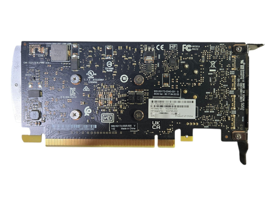 NVIDIA T400 4GB GDDR6 Low Profile Graphics Card - 3x Mini DisplayPort