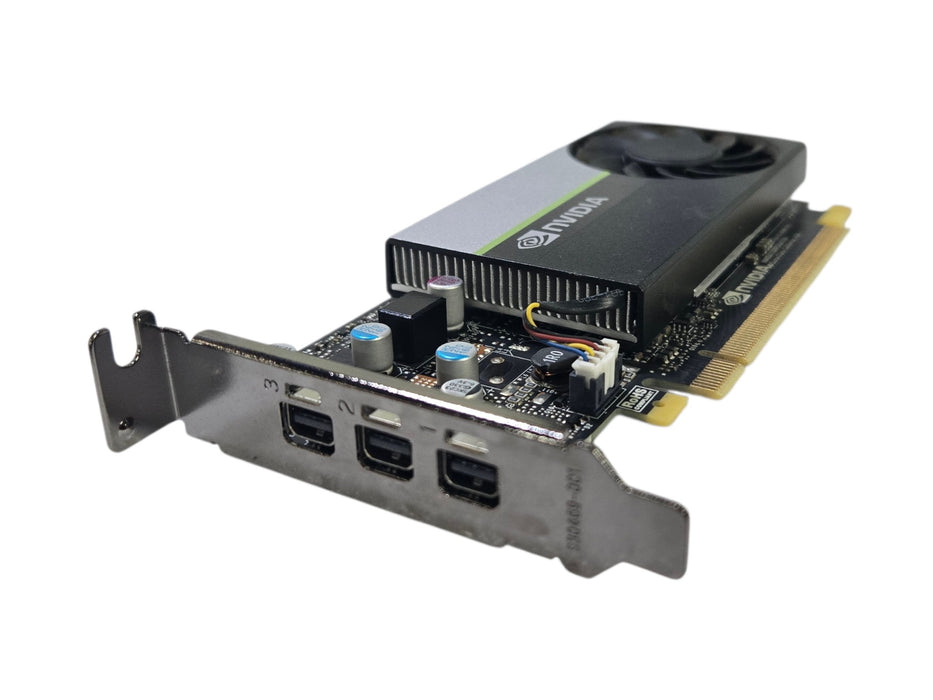 NVIDIA T400 4GB GDDR6 Low Profile Graphics Card - 3x Mini DisplayPort