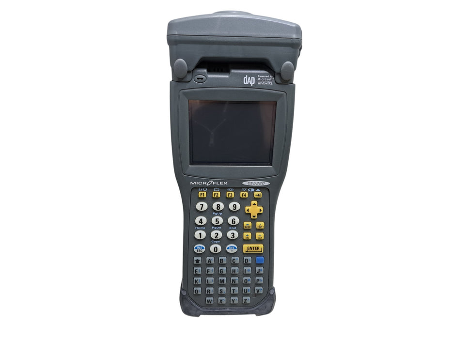 DAP Technologies Microflex CE5320B Rugged Handheld Barcode Scanner WIN CE (READ)