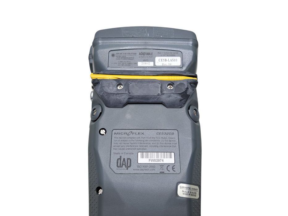 DAP Technologies Microflex CE5320B Rugged Handheld Barcode Scanner WIN CE (READ)