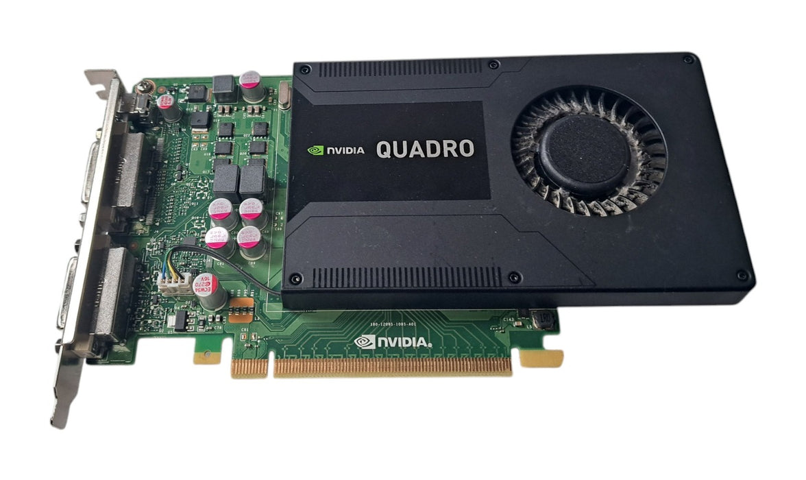 PNY NVIDIA Quadro K2000D - 2GB GDDR5 2x DVI 1x Mini DP PCIe Graphics Card