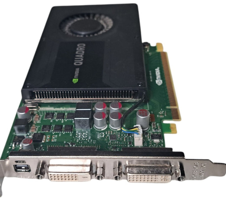 PNY NVIDIA Quadro K2000D - 2GB GDDR5 2x DVI 1x Mini DP PCIe Graphics Card