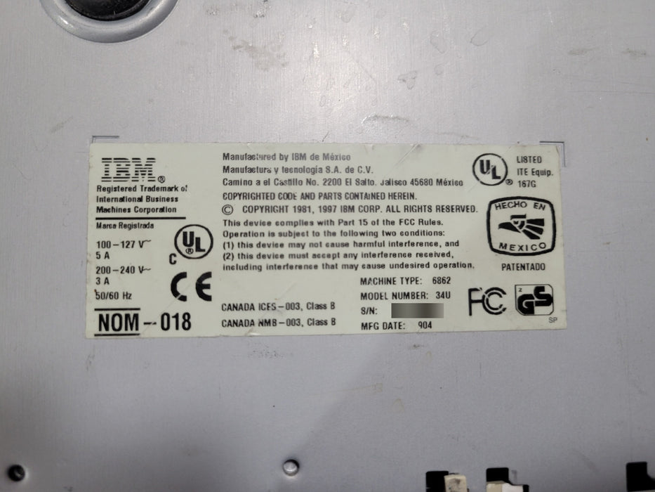 IBM Personal Computer 300PL 6862-34U - Pentium II 350MHz 512MB RAM 34GB HDD