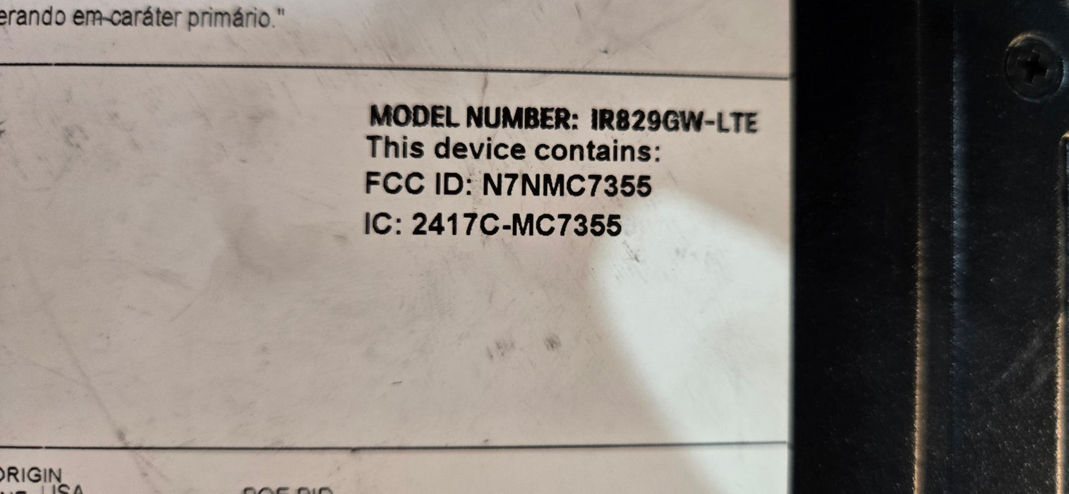 Cisco IR829GW-LTE - Integrated Services Industrial 4G LTE Router | No AC