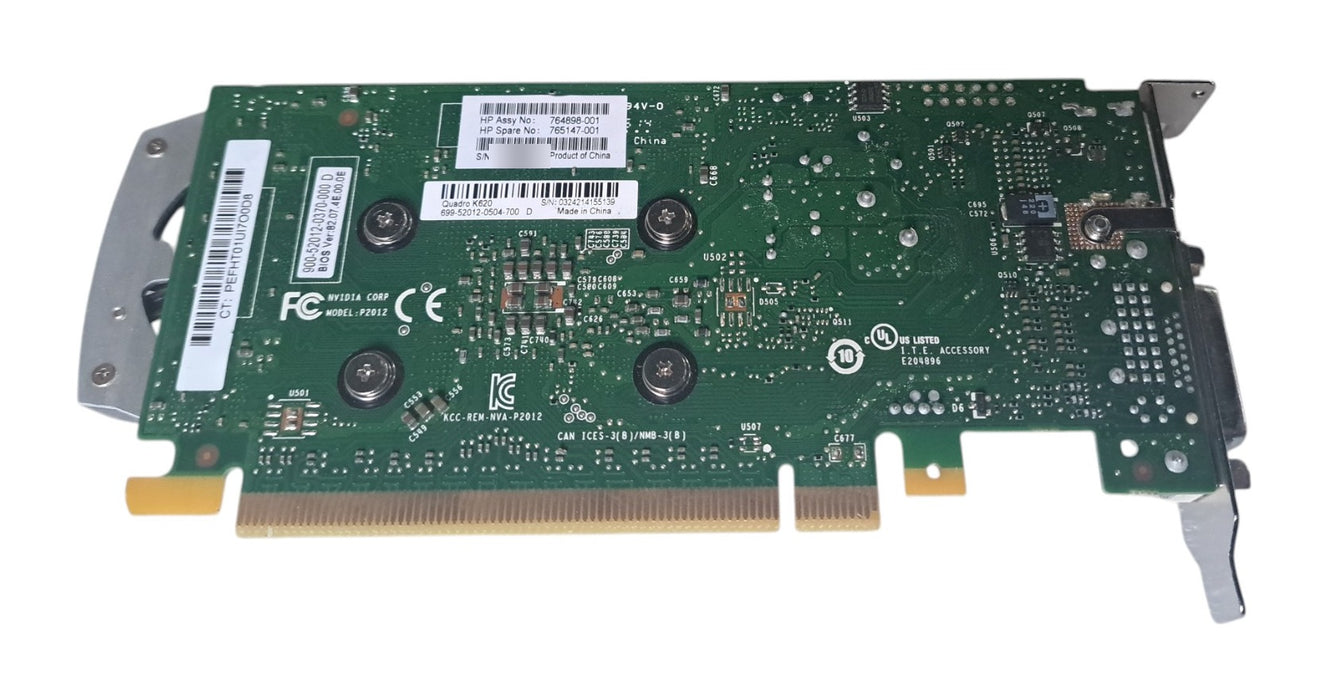 HP NVIDIA Quadro K620 2GB DDR3 PCIe Graphics Card 764898-001