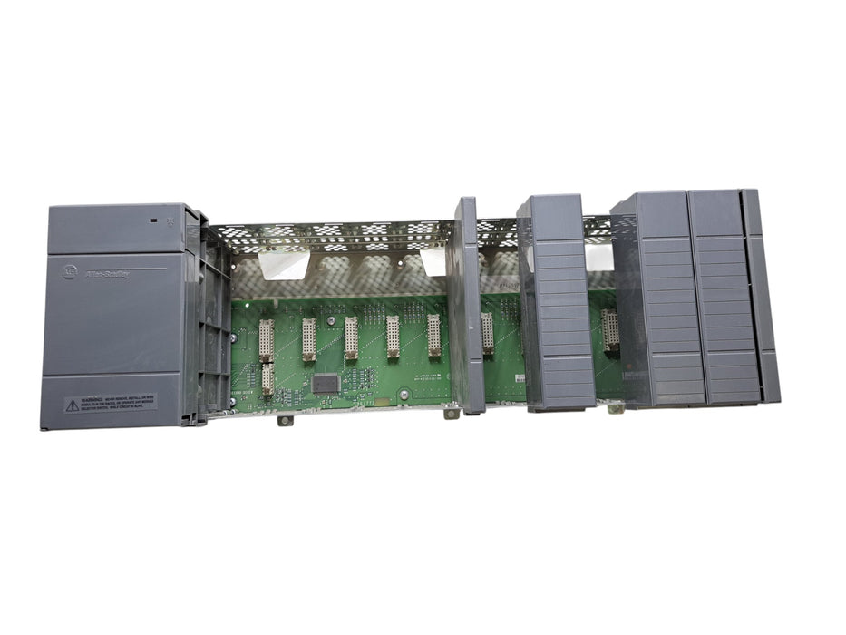 Allen-Bradley 1746-A10 SLC 500 10-Slot Chassis Rack w/ 1746-P2 Power (READ)