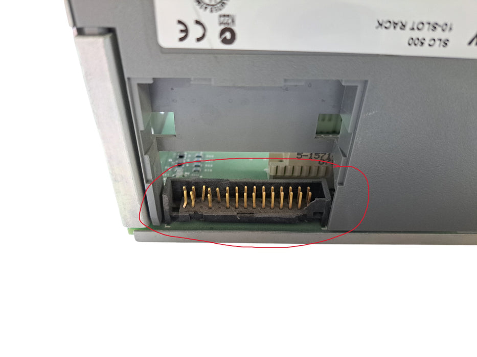 Allen-Bradley 1746-A10 SLC 500 10-Slot Chassis Rack w/ 1746-P2 Power (READ)