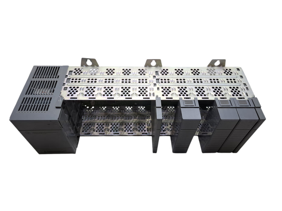 Allen-Bradley 1746-A10 SLC 500 10-Slot Chassis Rack w/ 1746-P2 Power (READ)