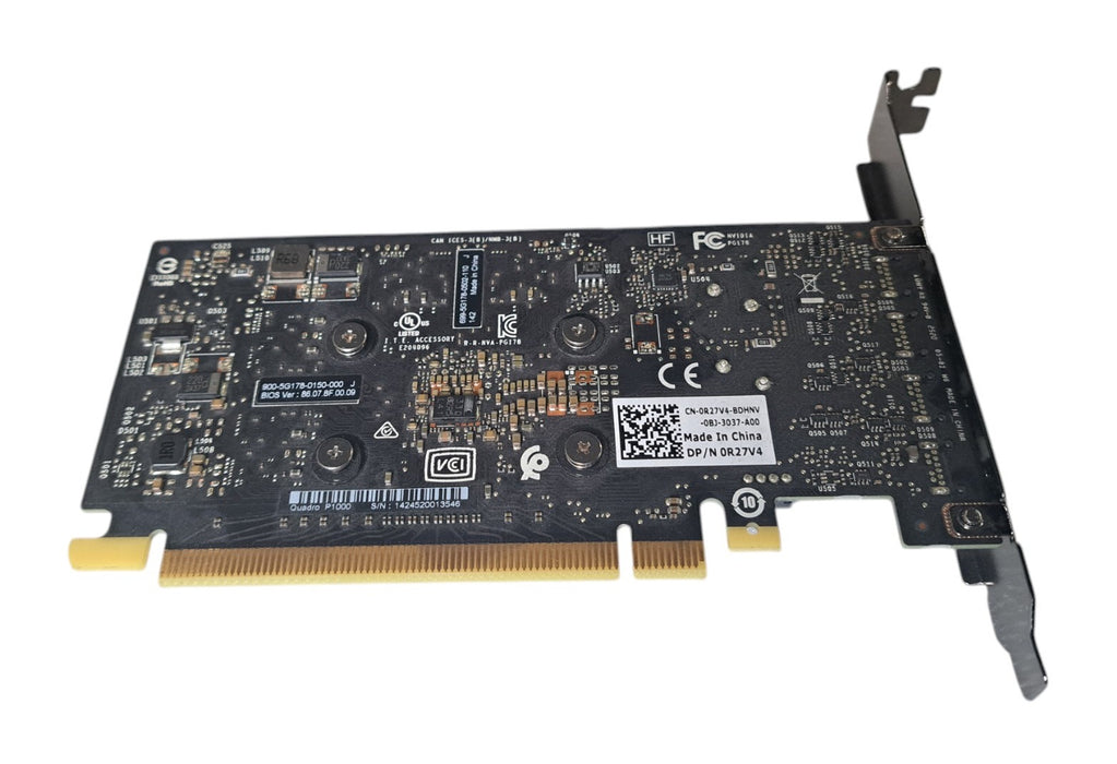 NVIDIA Quadro P1000 4GB GDDR5 Graphics Card 0R27V4