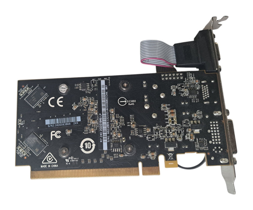 MSI Radeon R7 240 2GD3 64b LP - 2GB GDDR3 Graphics Card VGA HDMI DVI