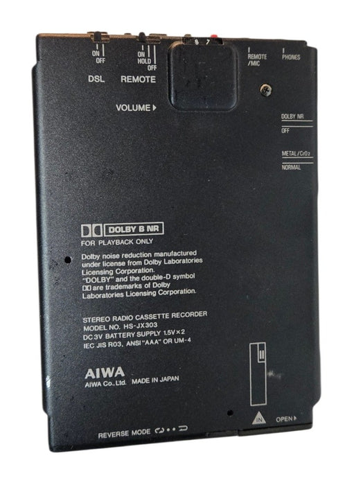 Aiwa HS-JX303 - Stereo Radio Cassette Recorder Walkman (READ)
