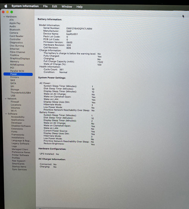Apple MacBook Pro 16" 2019 i7-9750H Radeon Pro 5300M 32GB RAM 512GB SSD READ