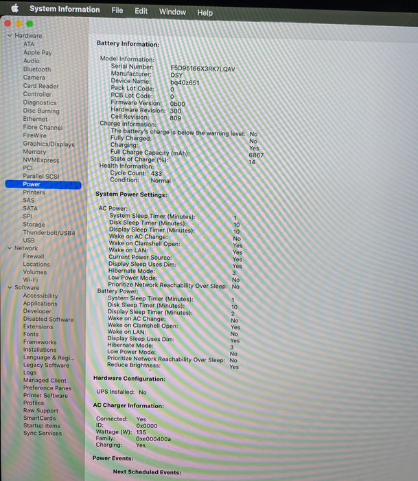 Apple MacBook Pro 16" 2019 i7-9750H Radeon Pro 5300M 32GB RAM 512GB SSD READ