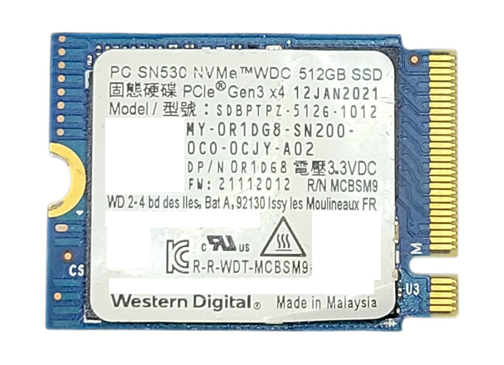 500GB - 512GB m.2 NVMe 2230 SSD - Assorted Brands — retail.era