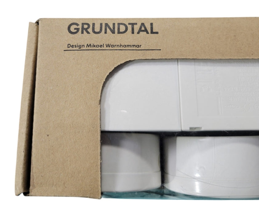 IKEA GRUNDTAL 201.283.85 - 3-Spotlight Under Cabinet Lighting Kit 10W 12V G4