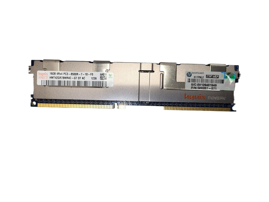 Lot of 45x Samsung/SK Hynix 16GB 4Rx4 PC3-8500R DDR3 Server Memory