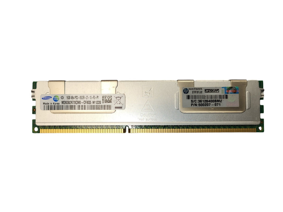 Lot of 45x Samsung/SK Hynix 16GB 4Rx4 PC3-8500R DDR3 Server Memory