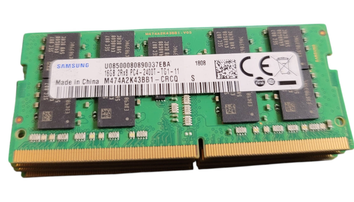 Samsung M474A2K43BB1-CRCQ 16GB 2Rx8 PC4-2400T DDR4 ECC SODIMM RAM