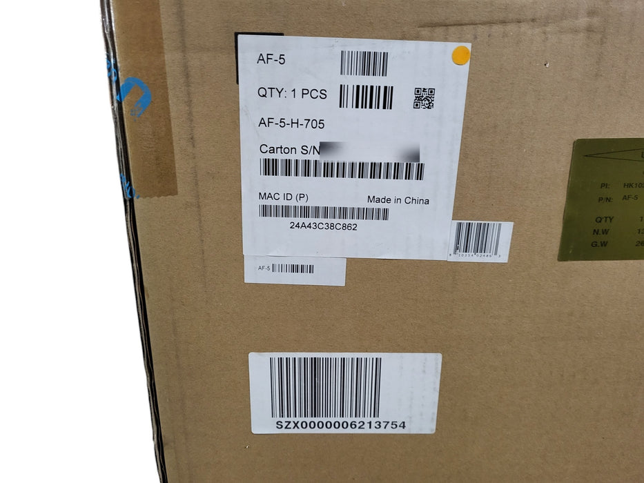 Ubiquiti airFiber AF-5 - 5GHz Full Duplex Point-to-Point Gigabit Radio (Pair)
