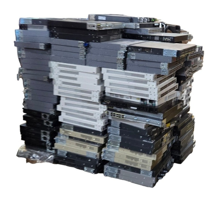 Bulk Lot of 138x Network Switches: Cisco Juniper Fortinet Mixed Models (READ)