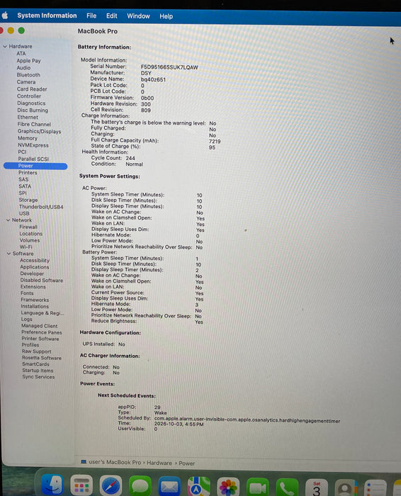 Apple MacBook Pro 16" 2019 i7-9750H Radeon Pro 5300M 32GB RAM 512GB SSD READ