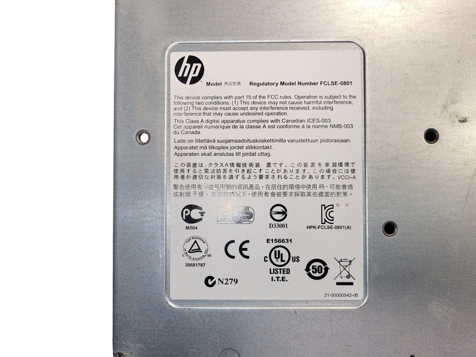 HP FCLSE-0801 StorageWorks MSA P2000 G3 2x SAS Controllers AW592B