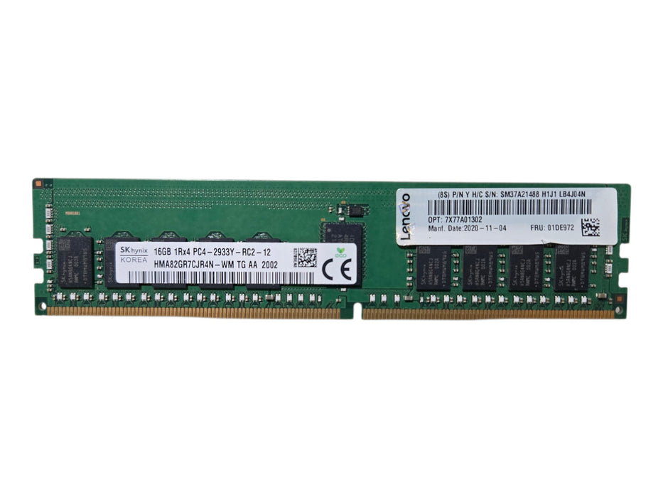 Lot of 10 Assorted 16GB DDR4 ECC Registered Server Memory RDIMM RAM