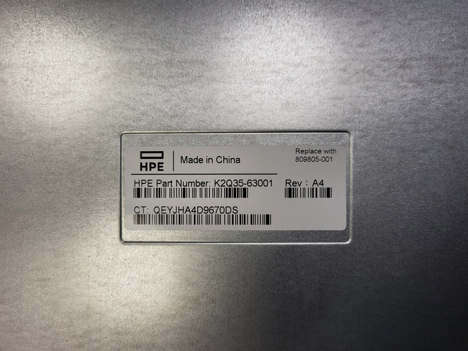 HPE 3PAR 8200 Controller Node - K2Q35-63001 809805-001