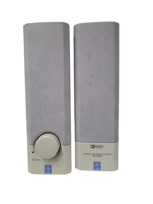 Yamaha YST-MS201 2.1 Multimedia Powered Speakers 3.5mm 45Hz Wood Subwoofer