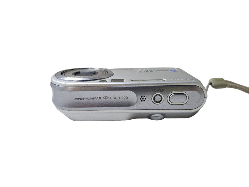 Sony Cyber-Shot DSC-P200 Digital Camera 7.2MP 2\\" LCD 3x Optical Zoom - Silver