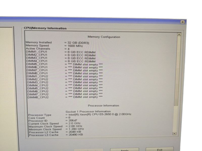Dell T7600 - 2x Xeon E5-2650 0 | 32 GB RAM | Nvidia NVS 310 GPU | NO HDD |