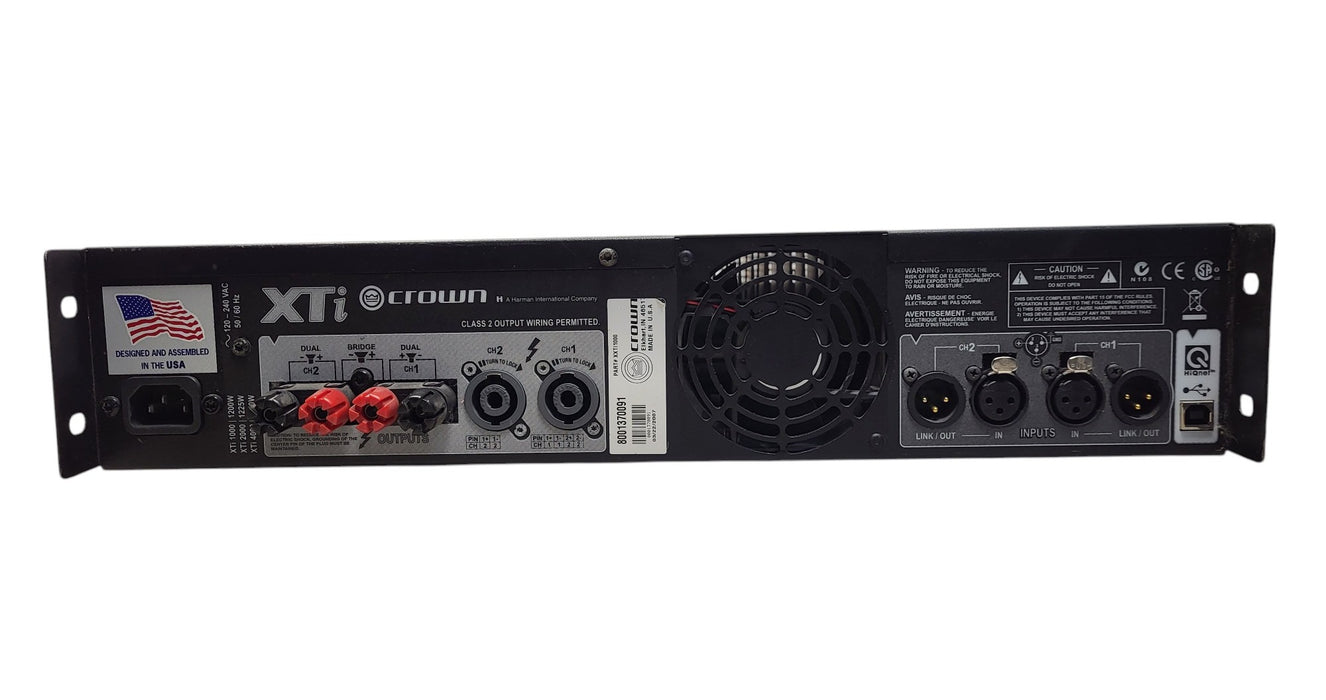 Crown XTi 1000 Two-Channel Power Amplifier