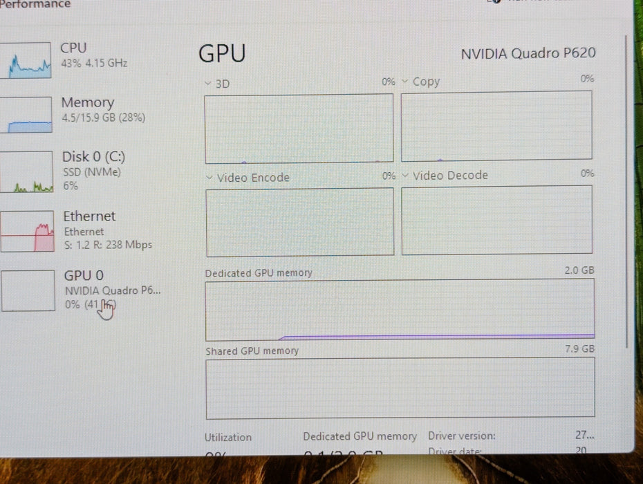 HP Z2 SFF G4 Workstation - Xeon E-2144G 16GB RAM 256GB NVMe Quadro P620