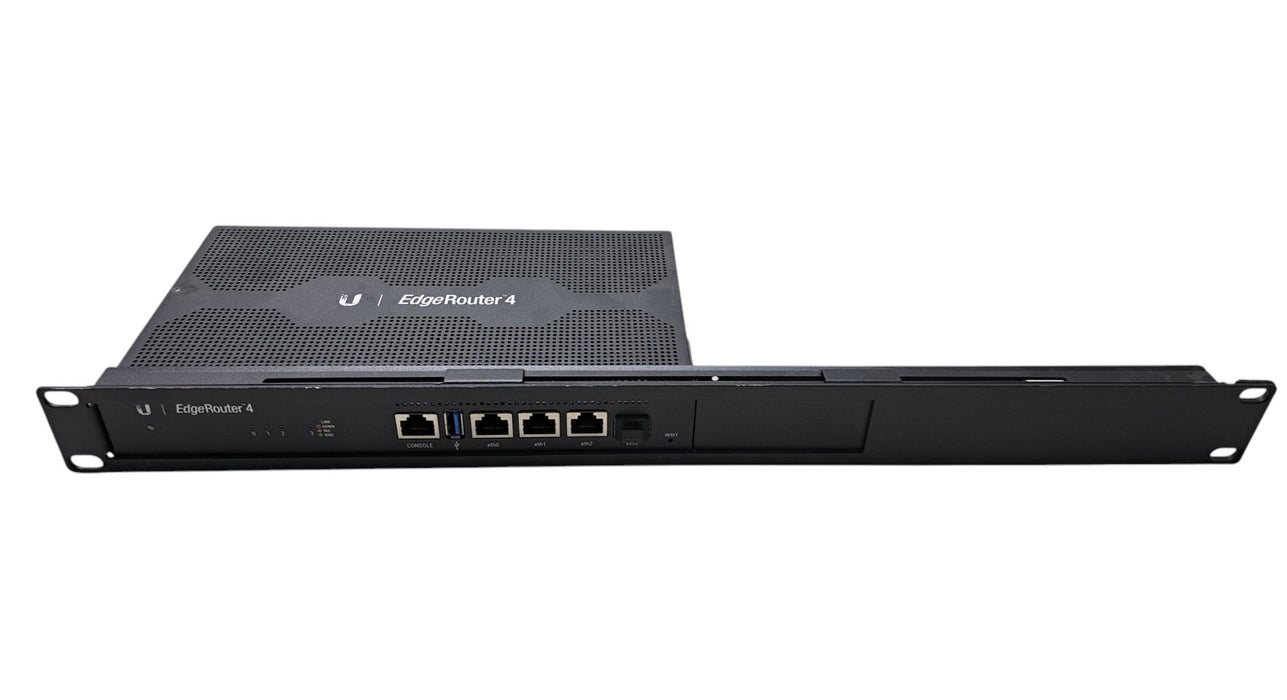 Ubiquiti EdgeRouter 4 ER-4 4-Port Gigabit Router with Rackmount Kit