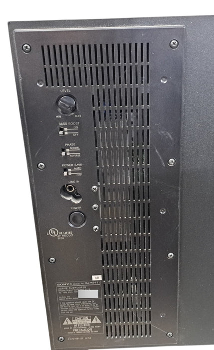 Sony SA-WPFT1 Active Subwoofer (READ)