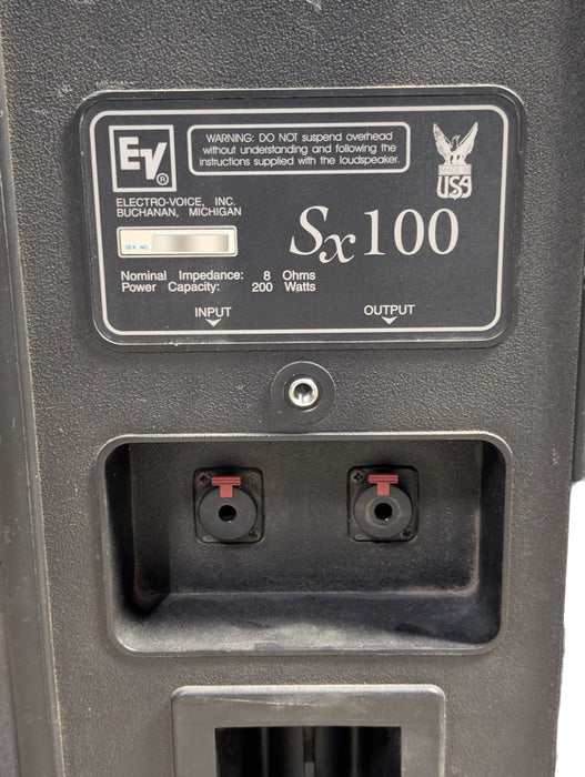 Electro-Voice Sx100 - 200W 8 Ohm Passive Loudspeaker