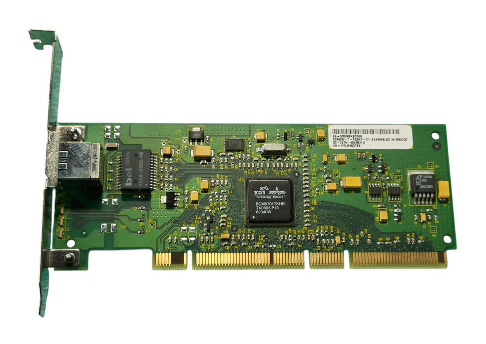 3Com 3C996B-T-P25HP-C1 Gigabit PCI-X Network Interface Card HP A6825-60101