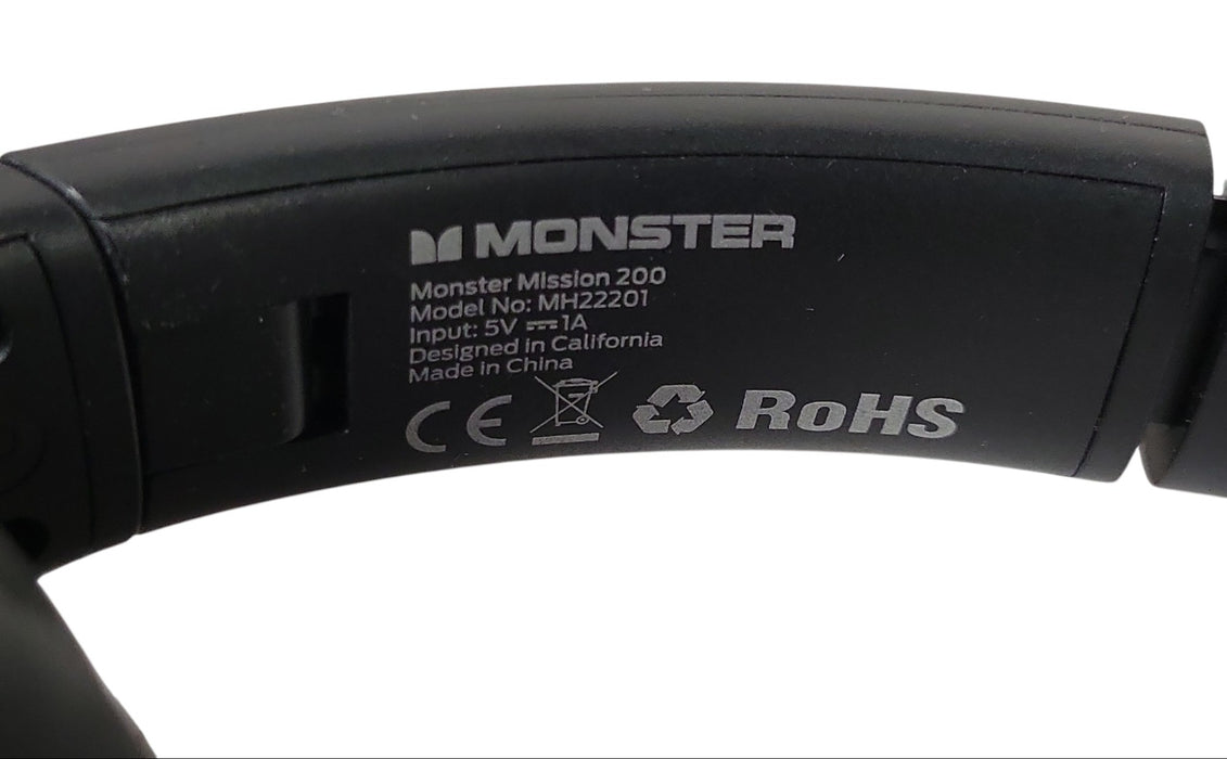 Monster Mission 200 MH22201 Wireless Bluetooth Headphones