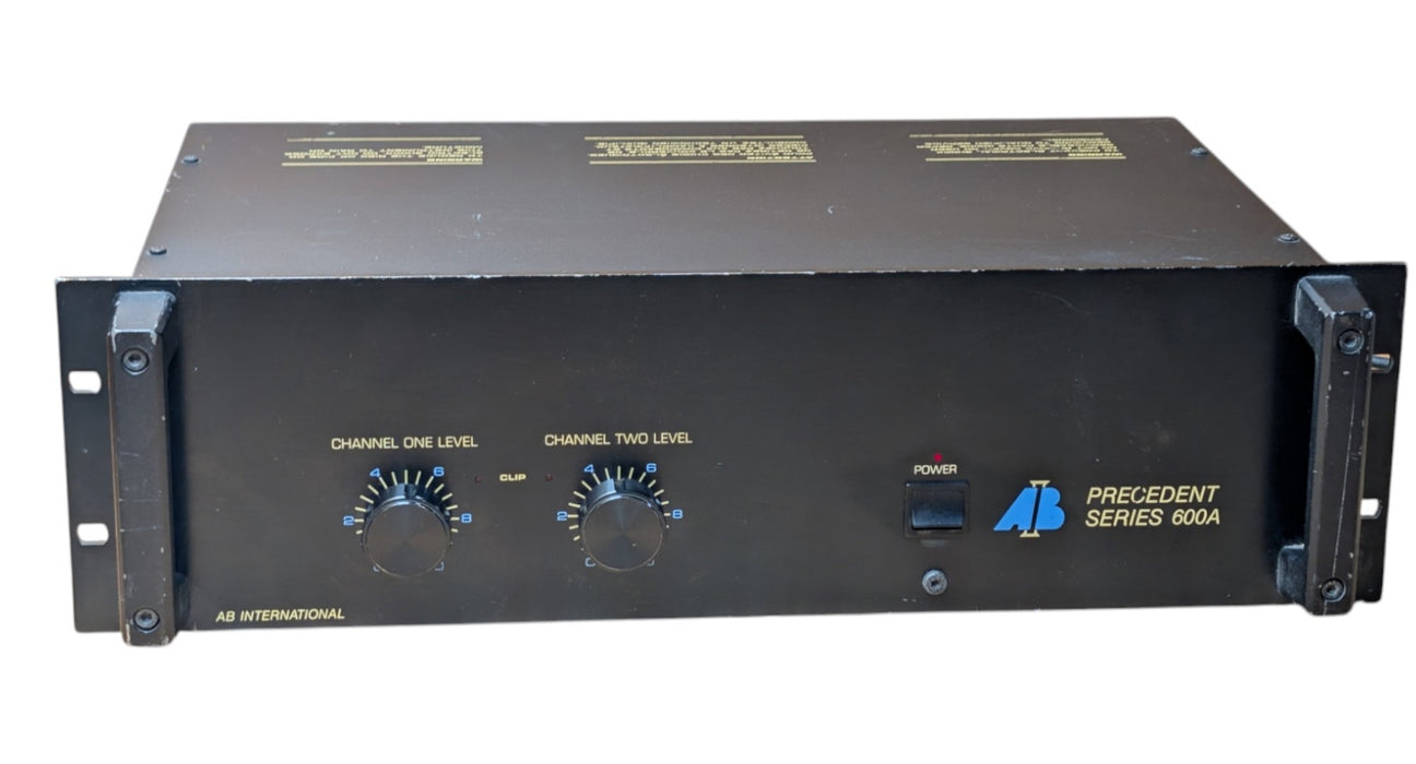 AB International Precedent Series 600A - Dual Channel Power Amplifier (READ)