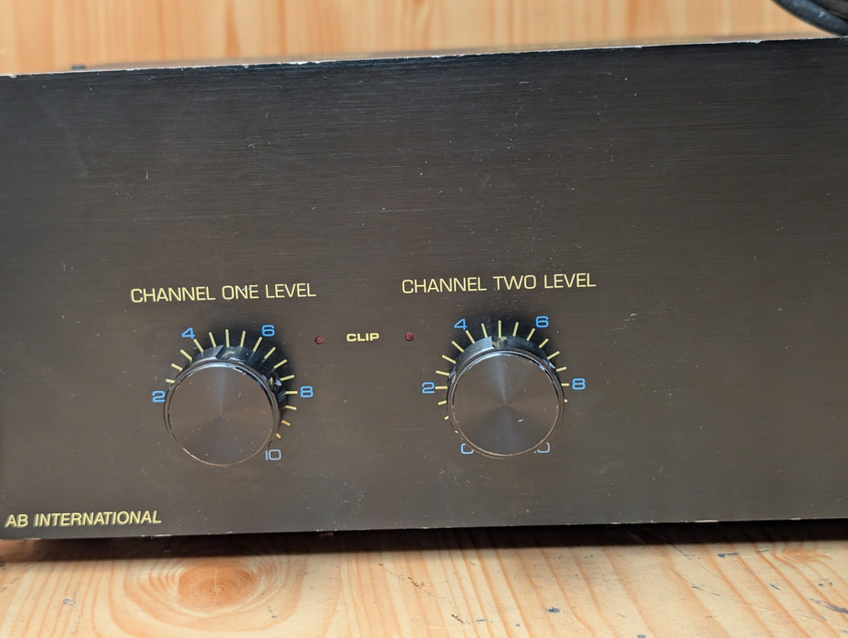 AB International Precedent Series 600A - Dual Channel Power Amplifier (READ)