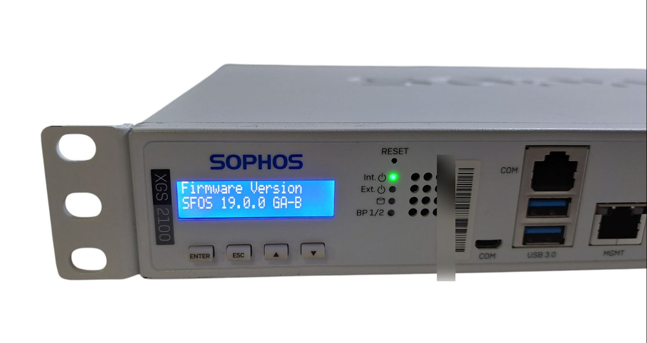 Sophos XGS 2100 Network Security Firewall Appliance 8x Gigabit 2x SFP+ *READ*