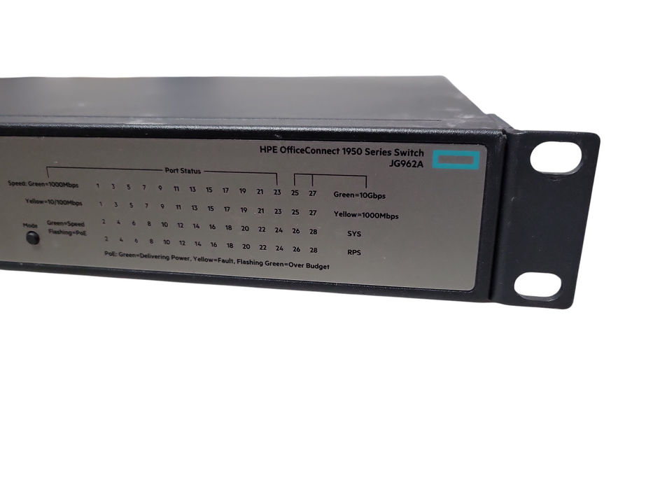 HPE OfficeConnect 1950-24G-2SFP+ 2XGT PoE+ 24Port Gigabit Switch JG962A